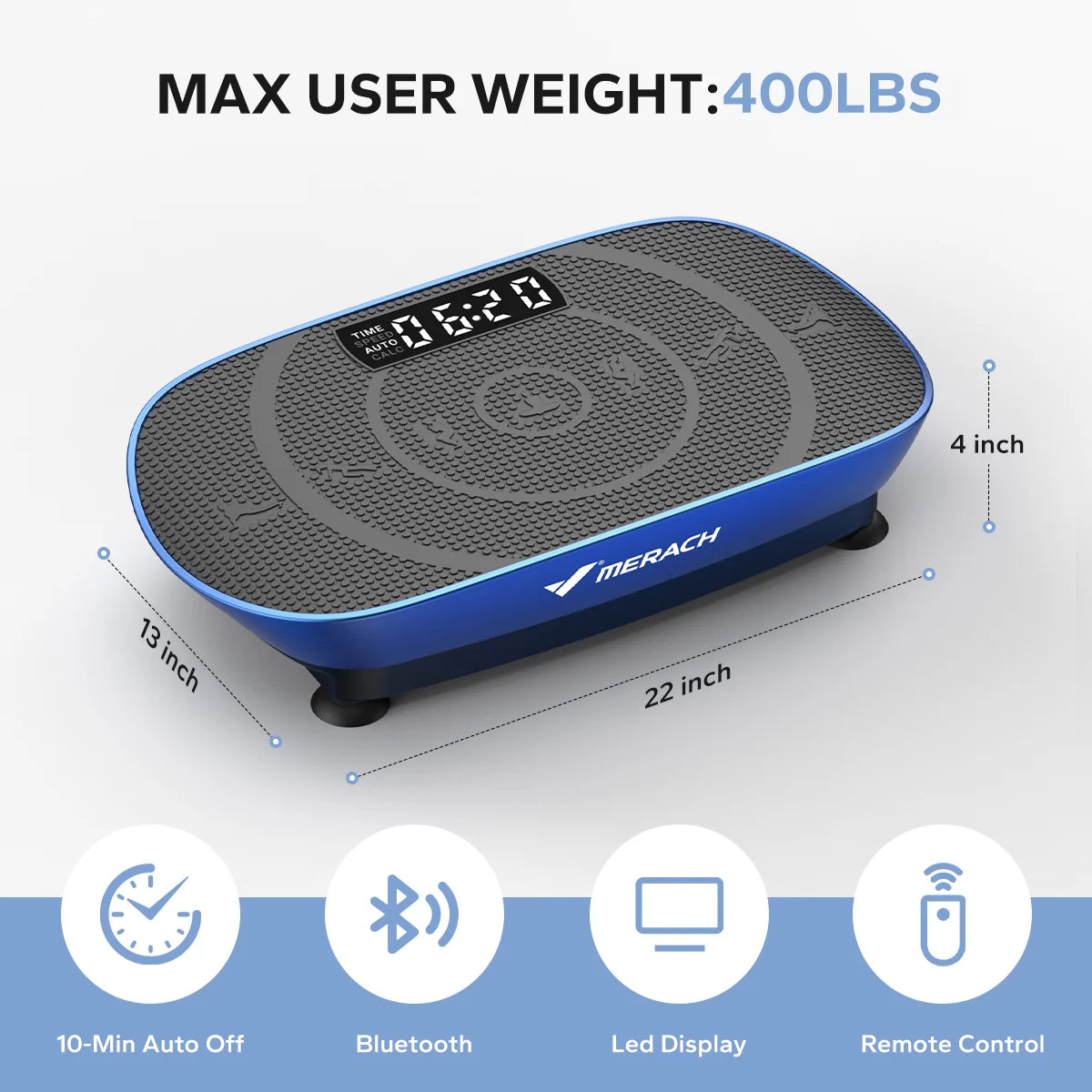 Vibration Plate Whole Body Fitness Workout Machine