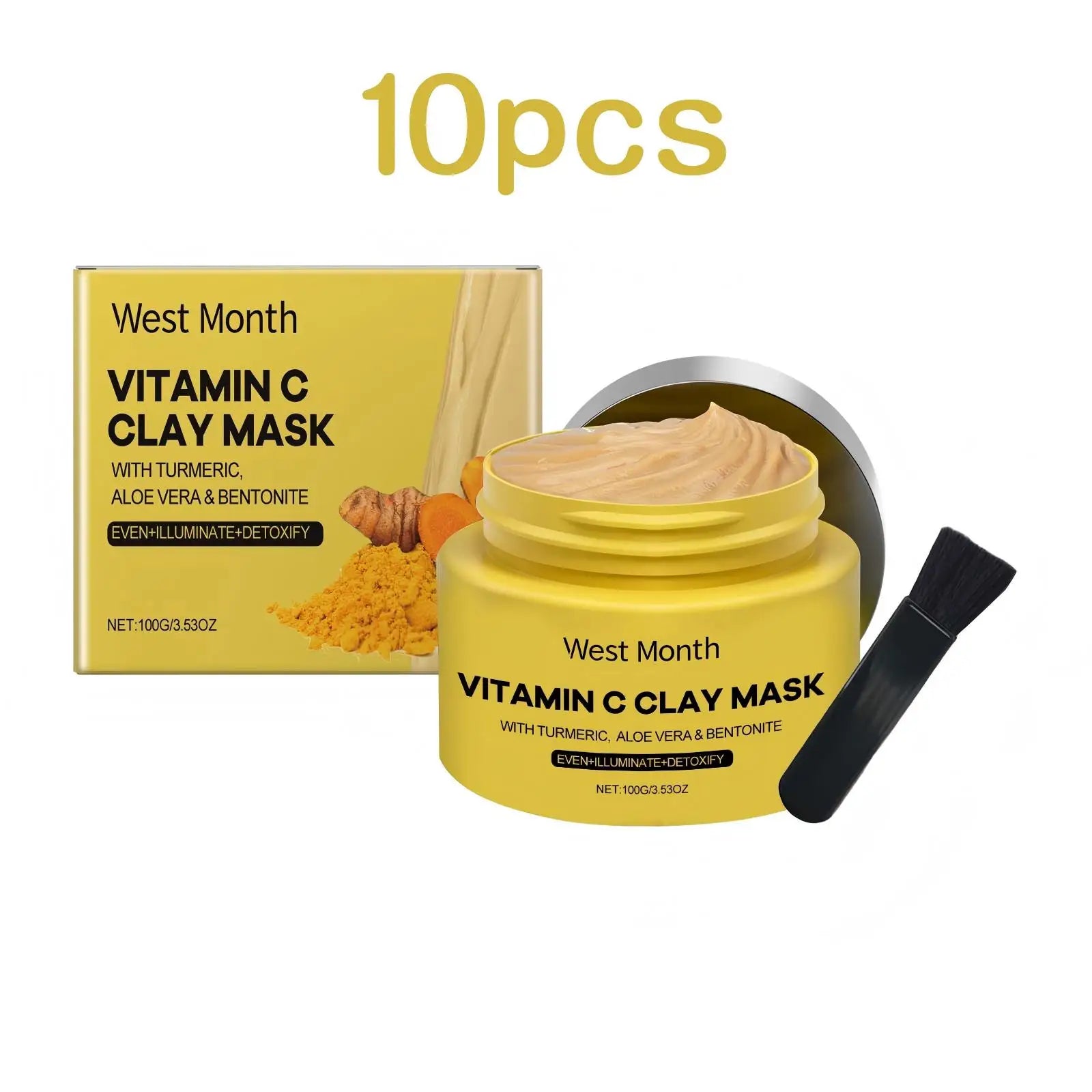 Vitamin C Clay Mask Brightening Deep Cleansing Care