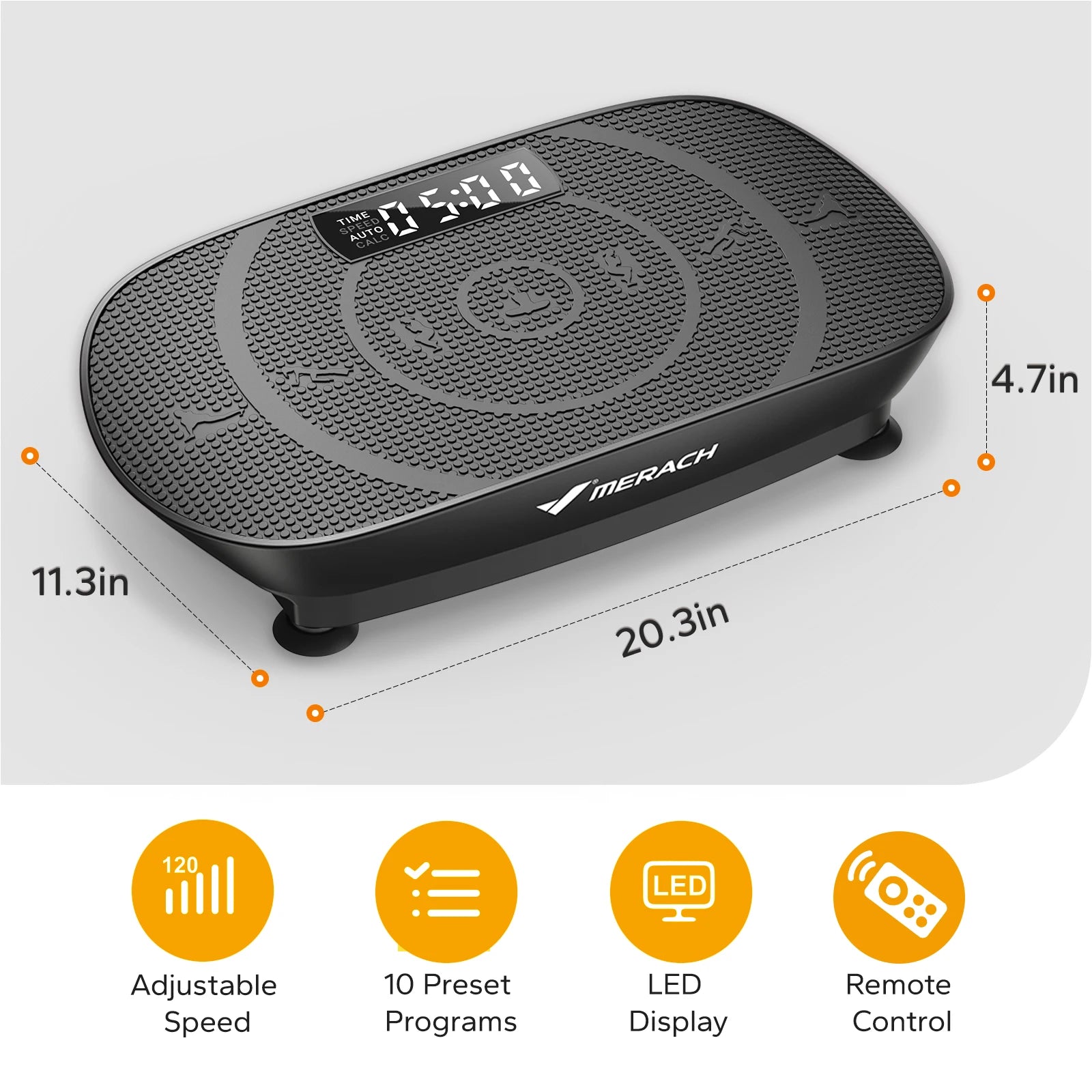 Vibration Plate Whole Body Fitness Workout Machine
