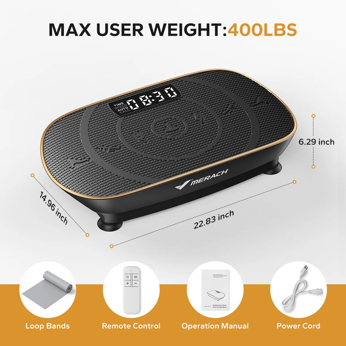 Vibration Plate Whole Body Fitness Workout Machine