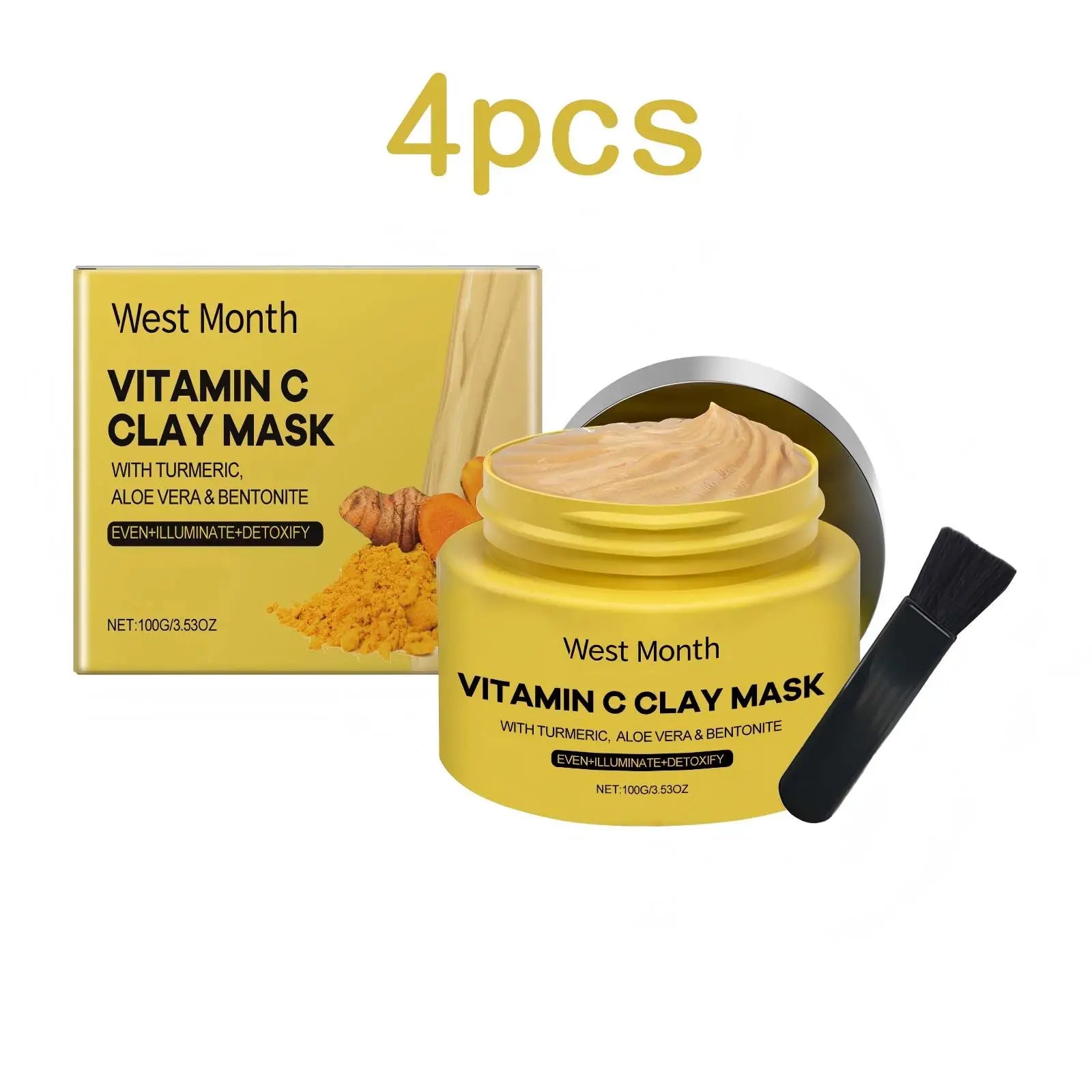 Vitamin C Clay Mask Brightening Deep Cleansing Care
