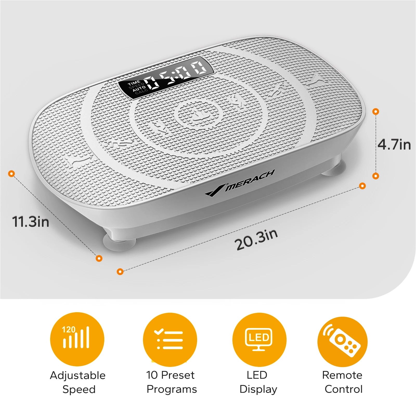 Vibration Plate Whole Body Fitness Workout Machine