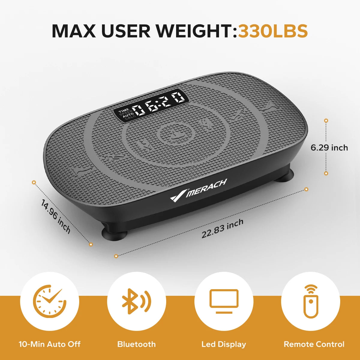 Vibration Plate Whole Body Fitness Workout Machine