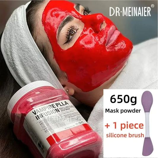 Chamomile Hyaluronic Acid Jelly Mask Powder with Silicone Brush