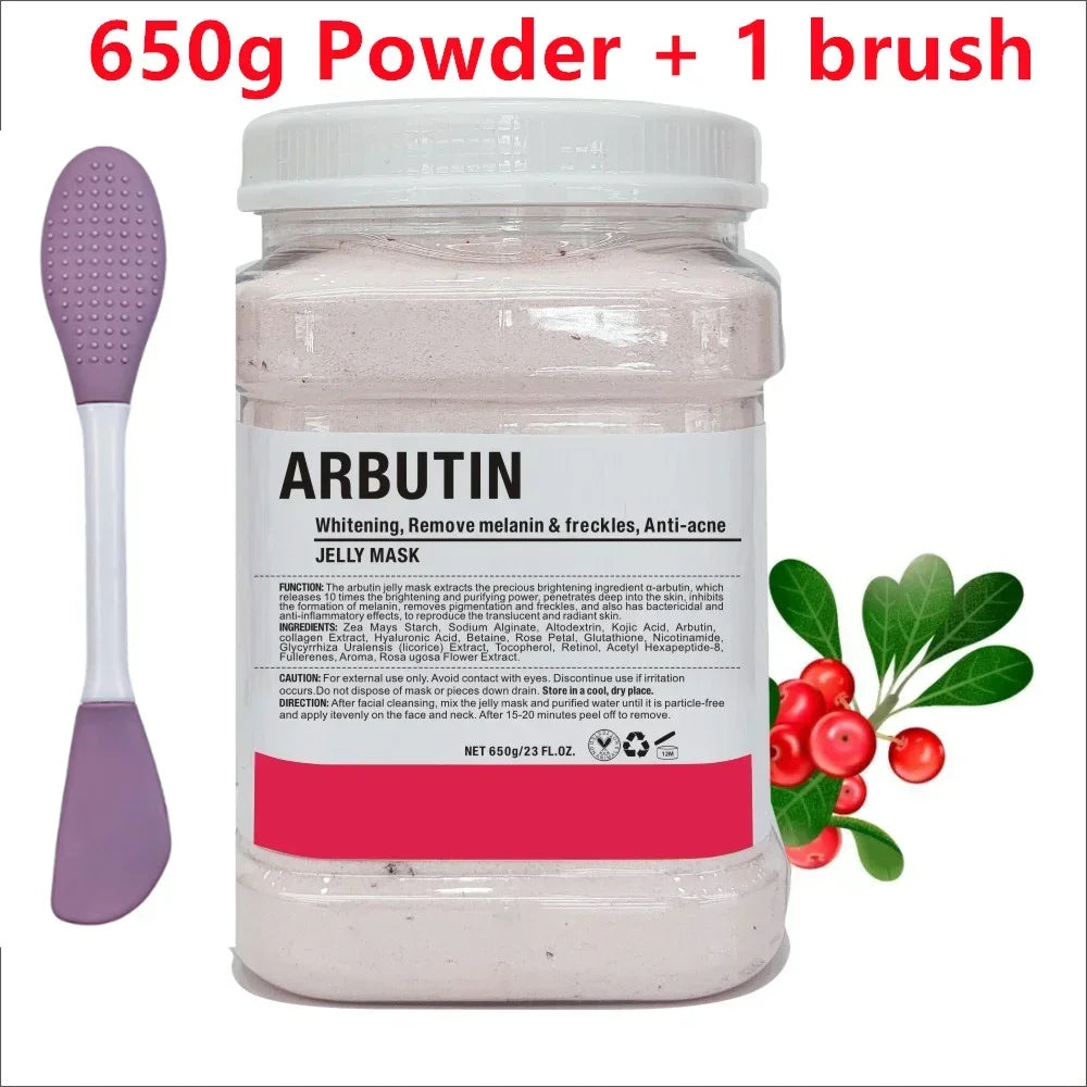 Chamomile Hyaluronic Acid Jelly Mask Powder with Silicone Brush
