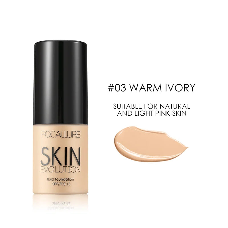 Liquid Foundation Full Coverage Oil Control Moisturizing Makeup