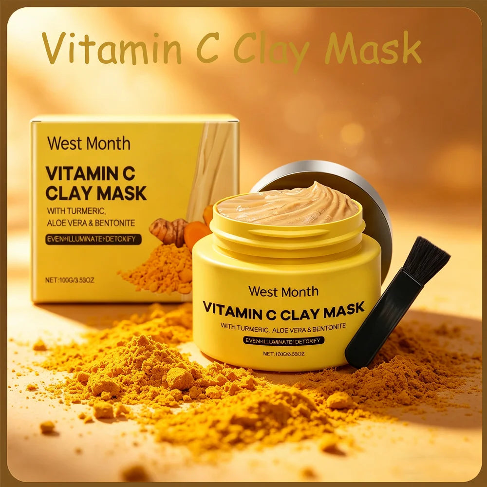 Vitamin C Clay Mask Brightening Deep Cleansing Care