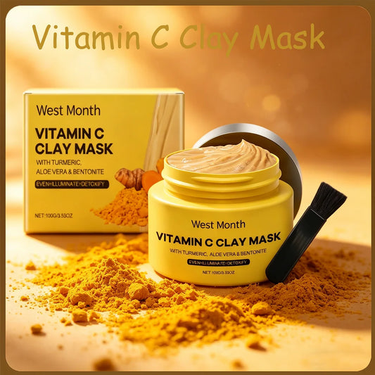 Vitamin C Clay Mask Brightening Deep Cleansing Care