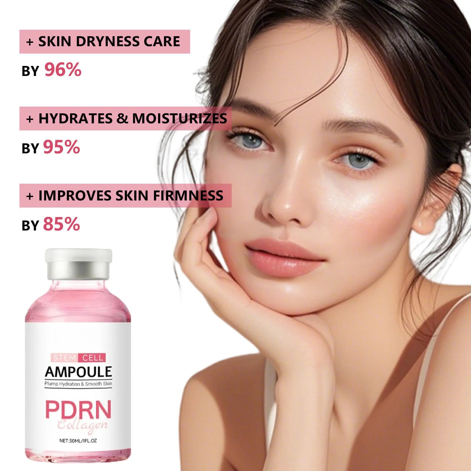 Peptide Lifting Serum Collagen Ampoule Anti-Aging Firming Skin Care