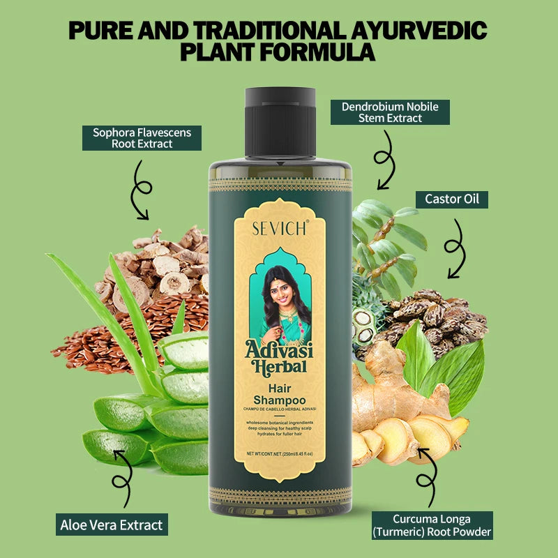 Herbal Shampoo 250ml Hair Growth Anti Hair Loss Care