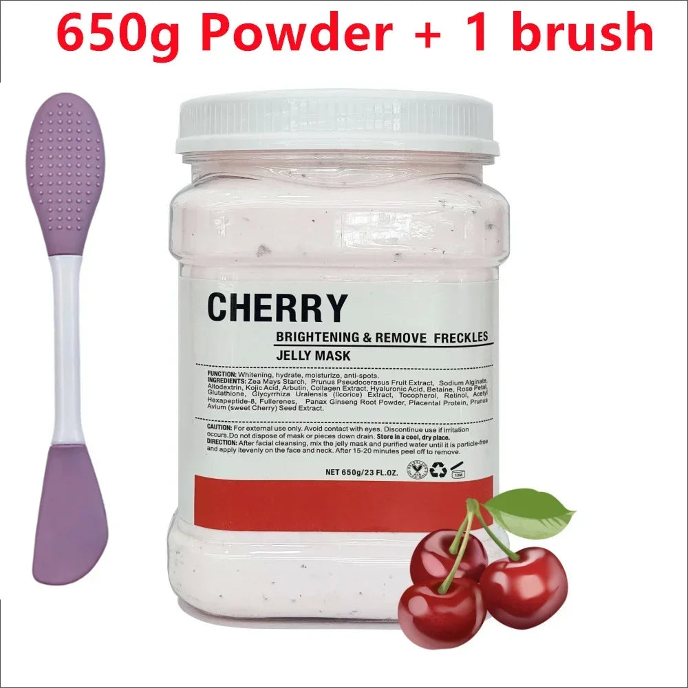 Chamomile Hyaluronic Acid Jelly Mask Powder with Silicone Brush
