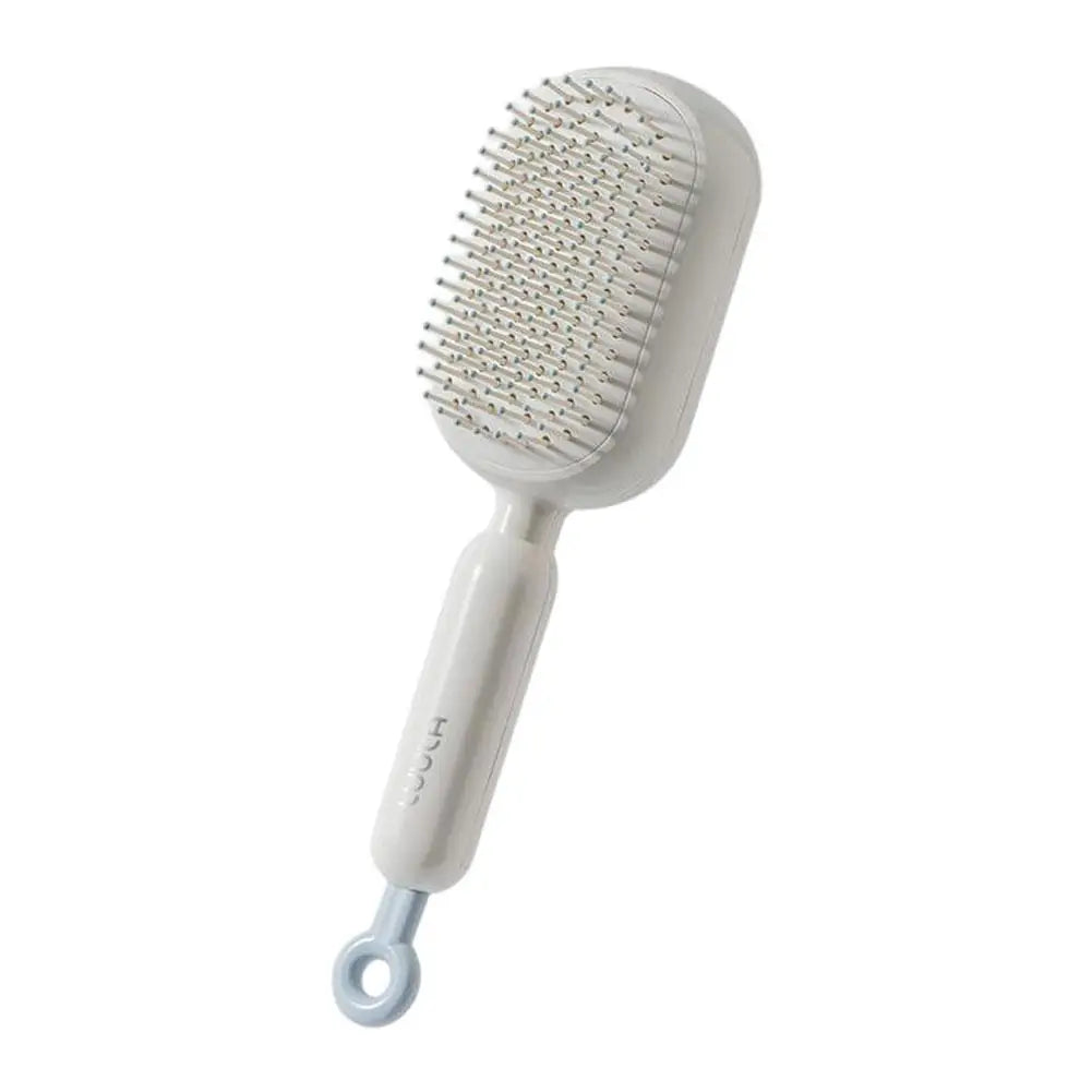 Self Cleaning Hair Comb Retractable Anti Static Massage Styling Brush