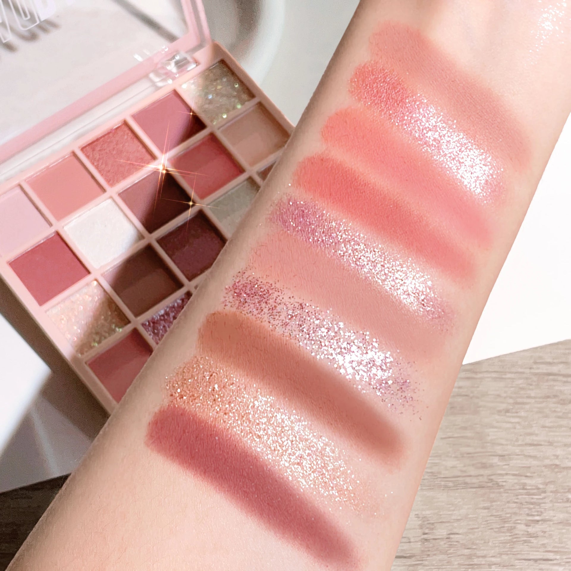 25-Color Milk Tea Eyeshadow Palette Warm Neutral Makeup Set