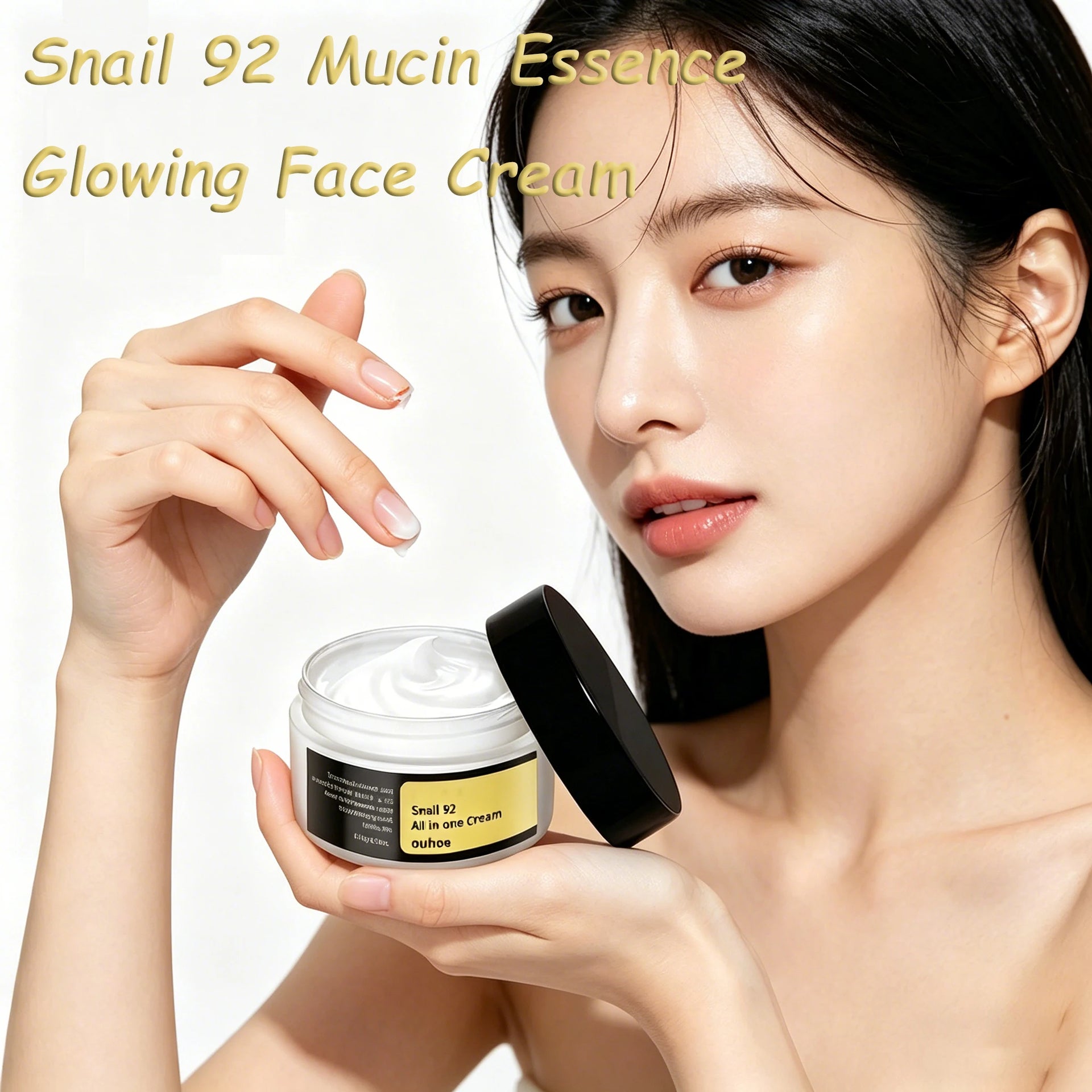Snail Mucin Cream 92% Hydrating Repairing Face Moisturizer Korean
