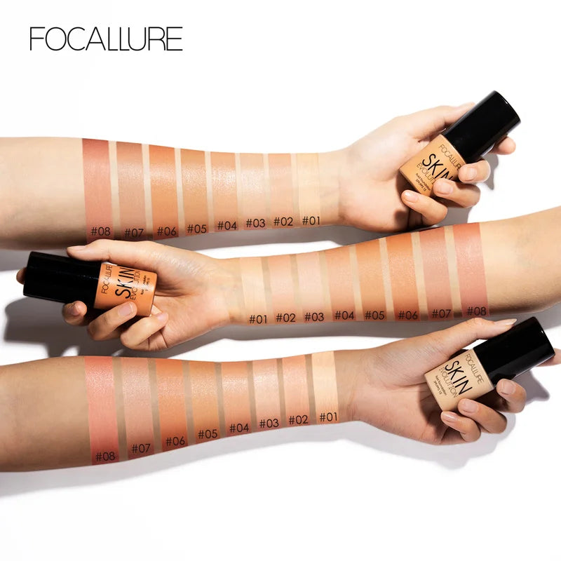 Liquid Foundation Full Coverage Oil Control Moisturizing Makeup