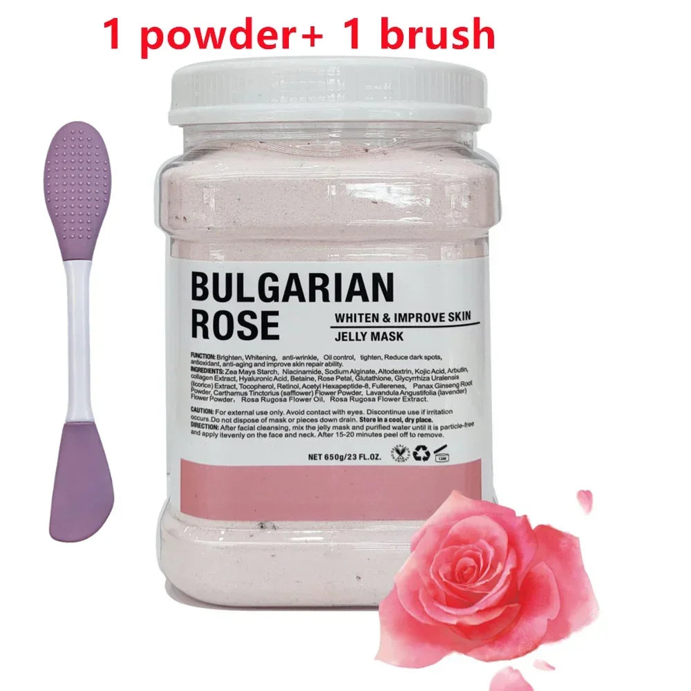 Chamomile Hyaluronic Acid Jelly Mask Powder with Silicone Brush