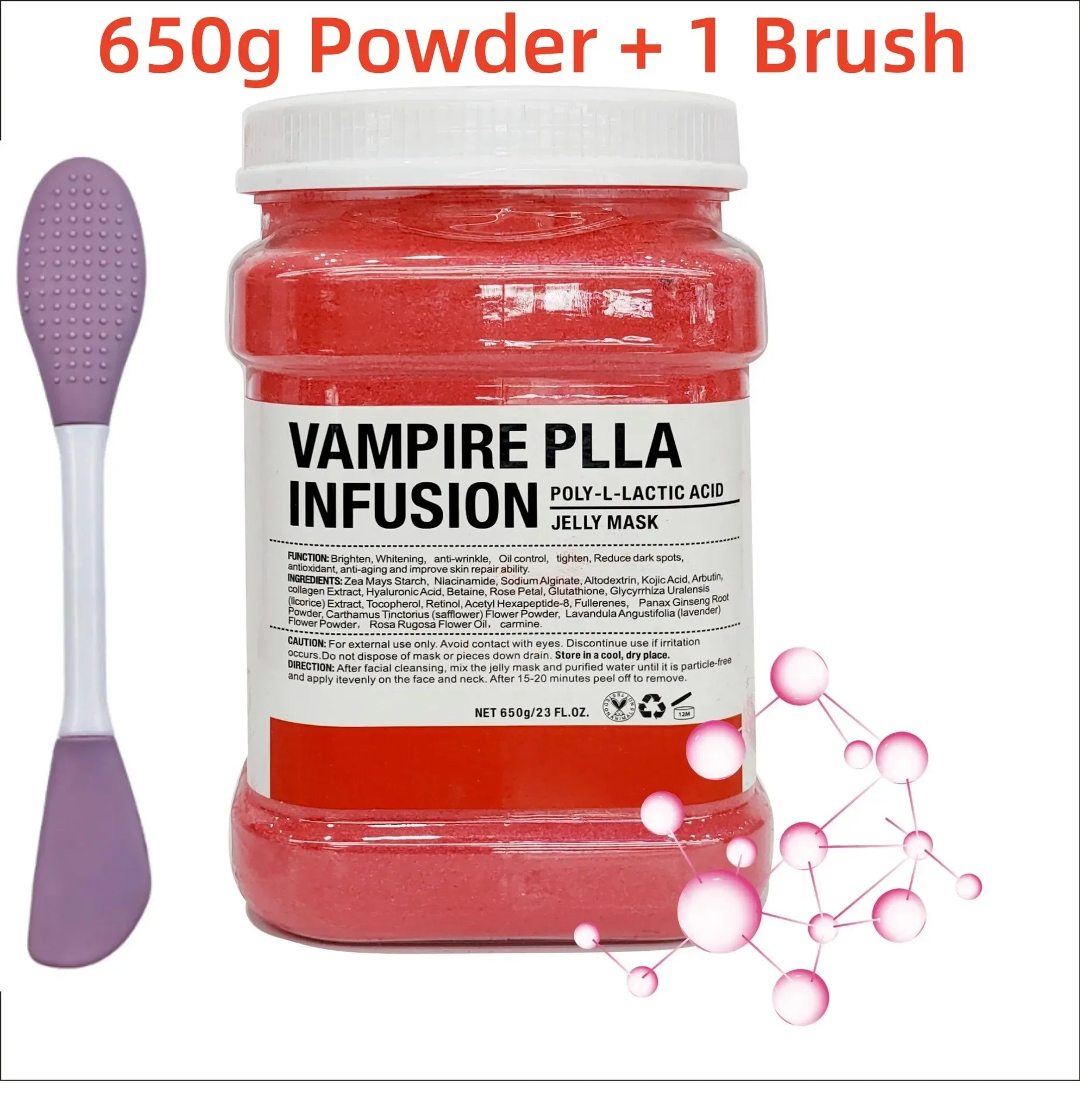 Chamomile Hyaluronic Acid Jelly Mask Powder with Silicone Brush