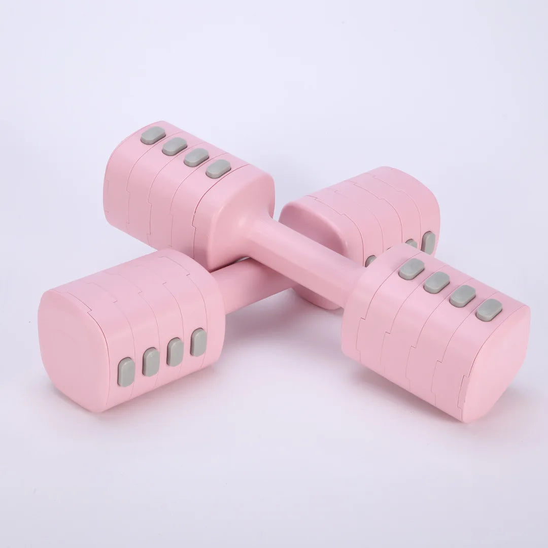 2-in-1 Adjustable Dumbbell Kettlebell Multifunction Fitness Equipment