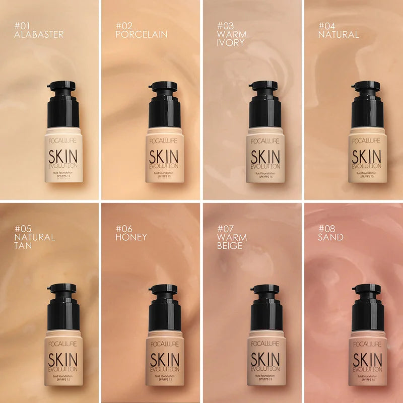 Liquid Foundation Full Coverage Oil Control Moisturizing Makeup