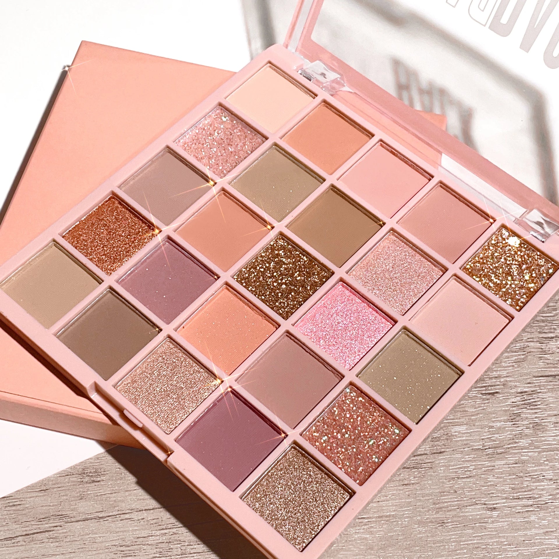 25-Color Milk Tea Eyeshadow Palette Warm Neutral Makeup Set