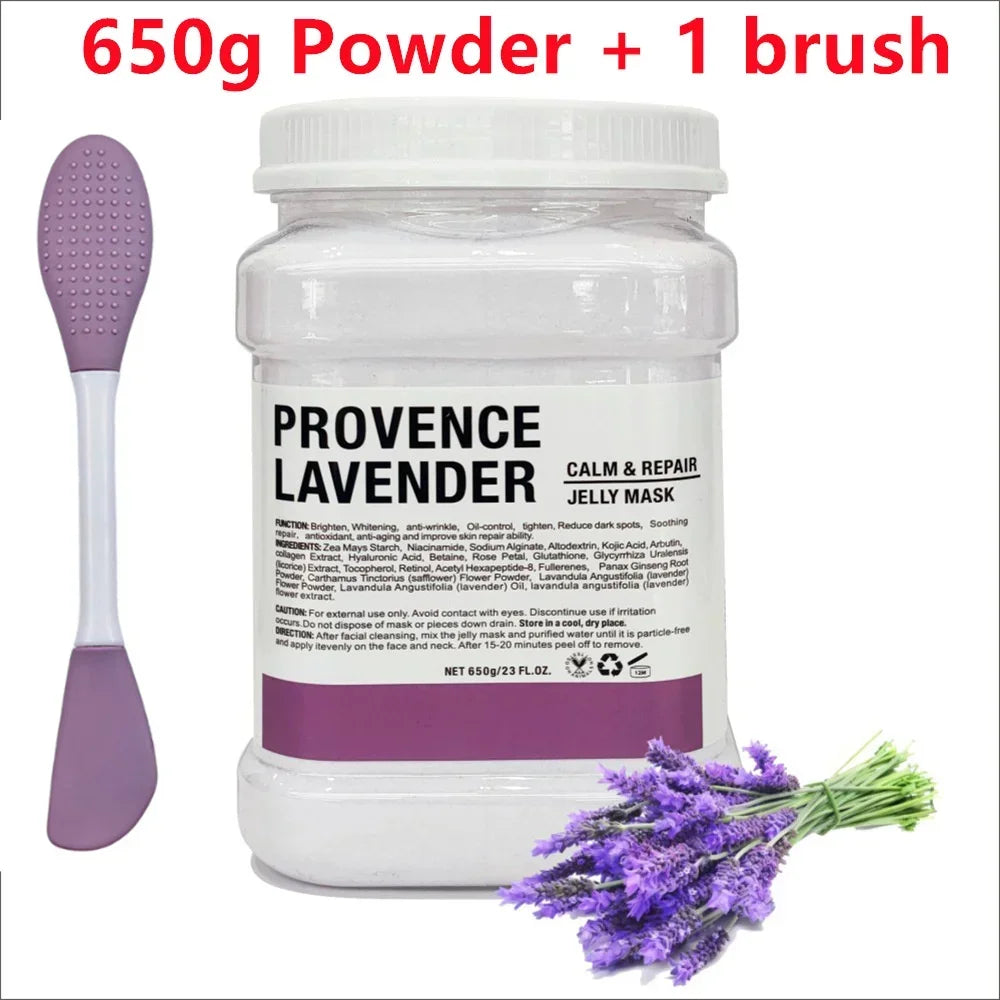 Chamomile Hyaluronic Acid Jelly Mask Powder with Silicone Brush