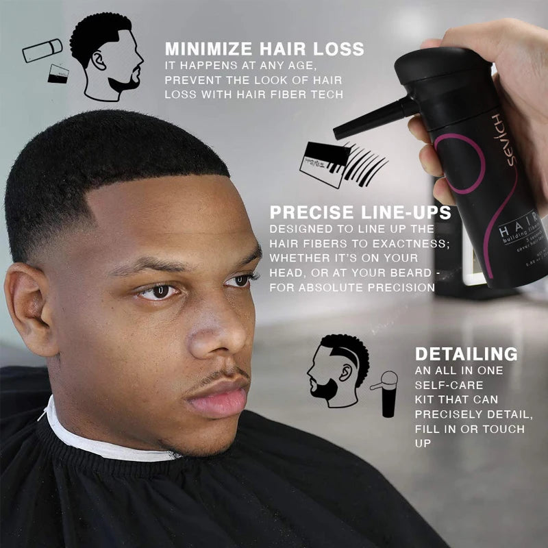 Hair Building Fibers Keratin Powder Hair Loss Coverage Set
