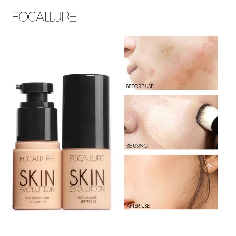 Liquid Foundation Full Coverage Oil Control Moisturizing Makeup