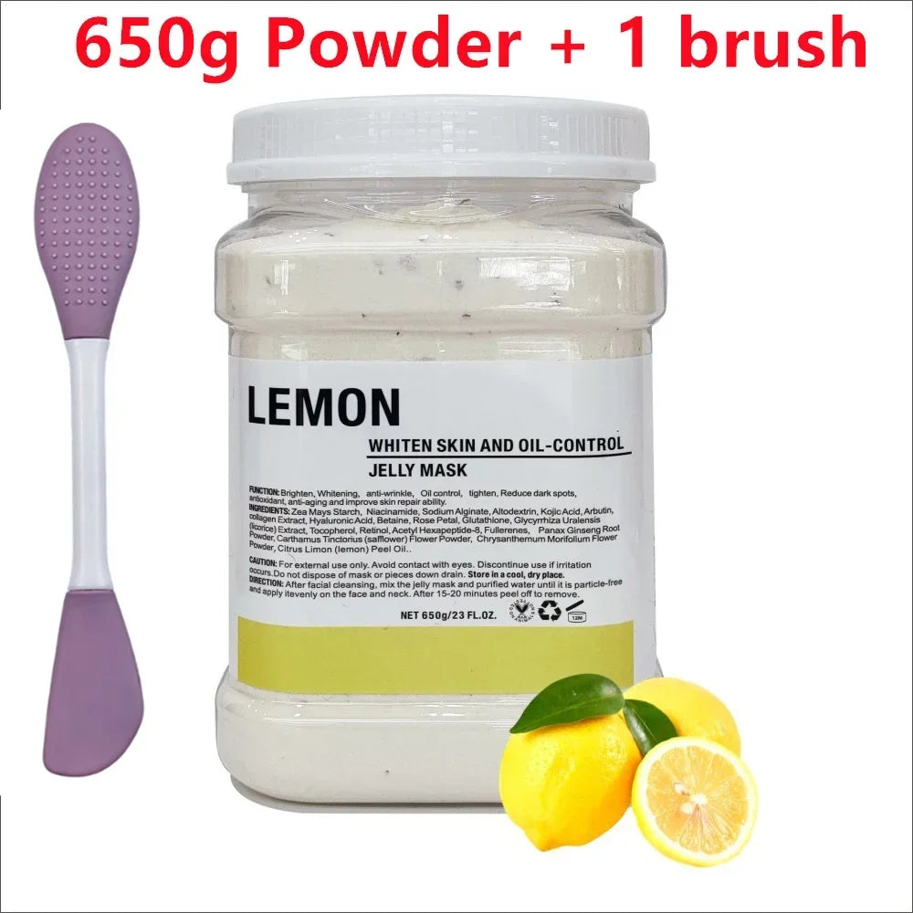 Chamomile Hyaluronic Acid Jelly Mask Powder with Silicone Brush