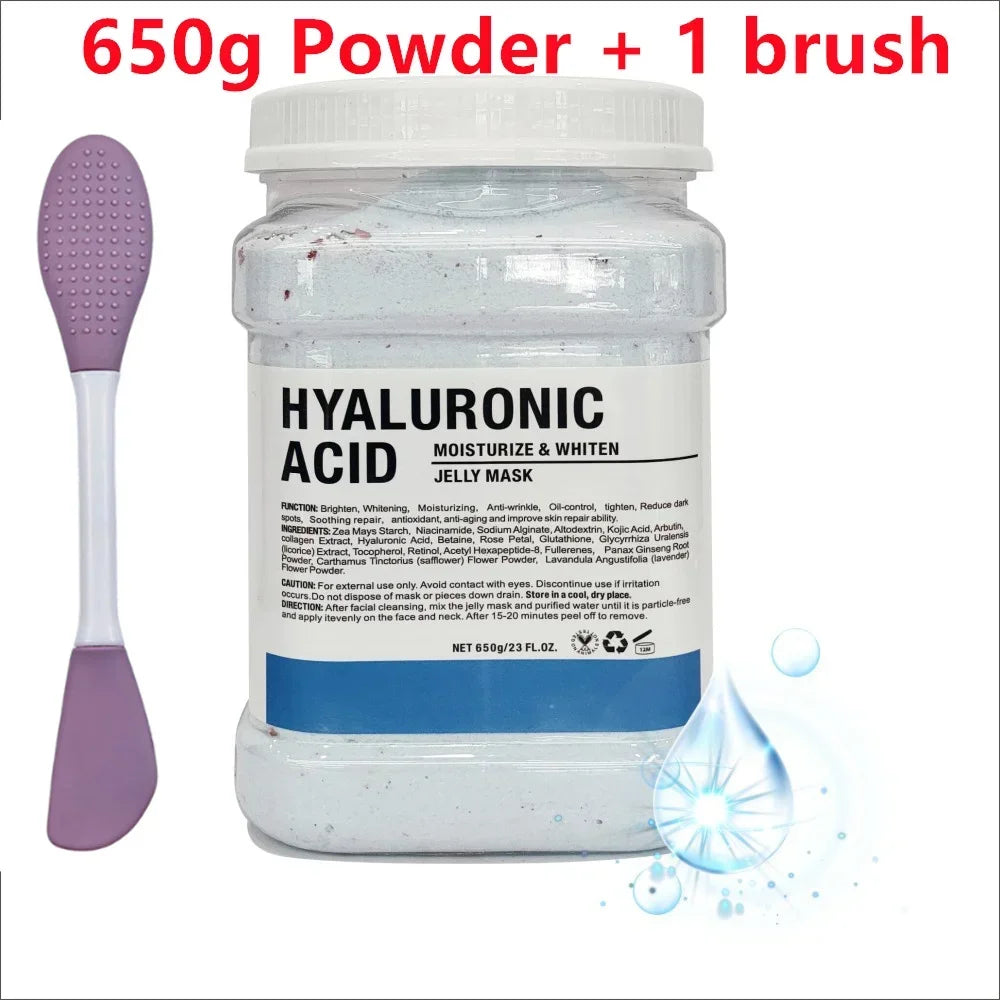 Chamomile Hyaluronic Acid Jelly Mask Powder with Silicone Brush