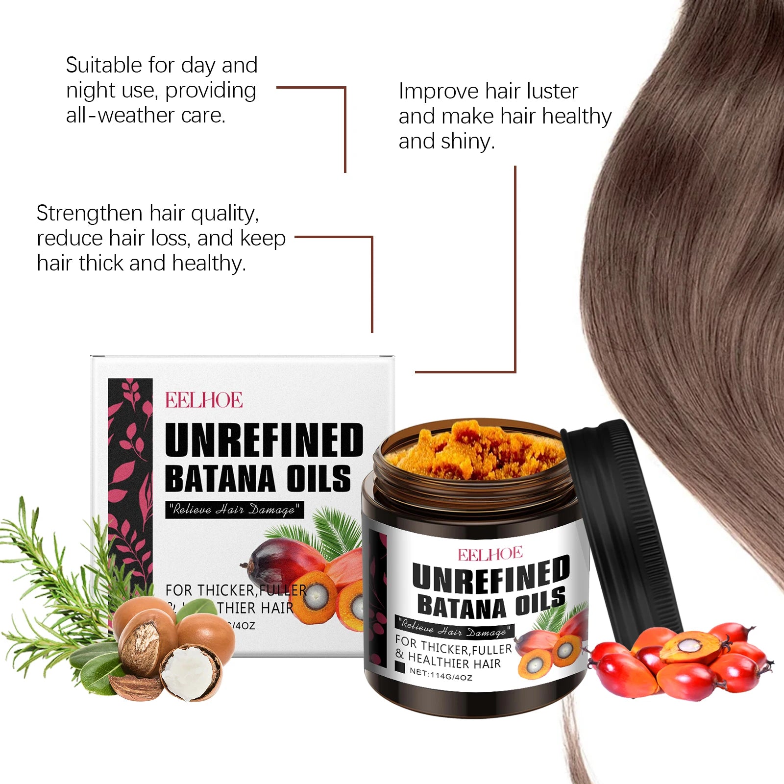 Hair Dye Shampoo 200ml Quick Color Brown Black Gentle Care