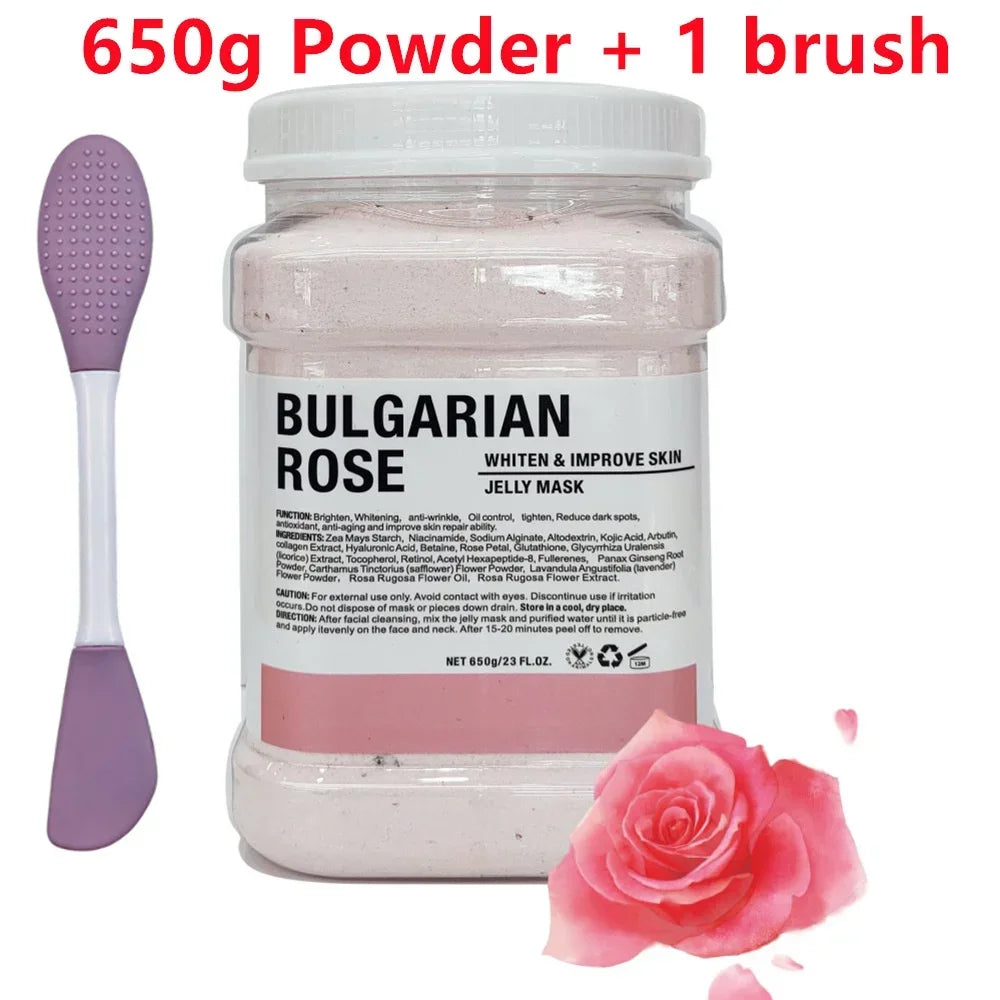 Chamomile Hyaluronic Acid Jelly Mask Powder with Silicone Brush