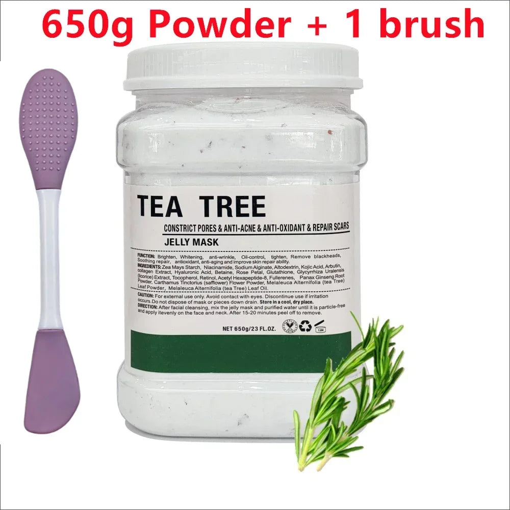 Chamomile Hyaluronic Acid Jelly Mask Powder with Silicone Brush