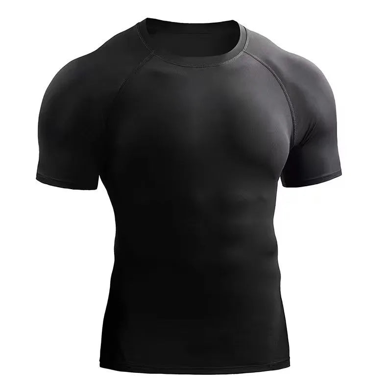 Men’s Quick Dry Sports T-Shirt Tight Fit Running Training
