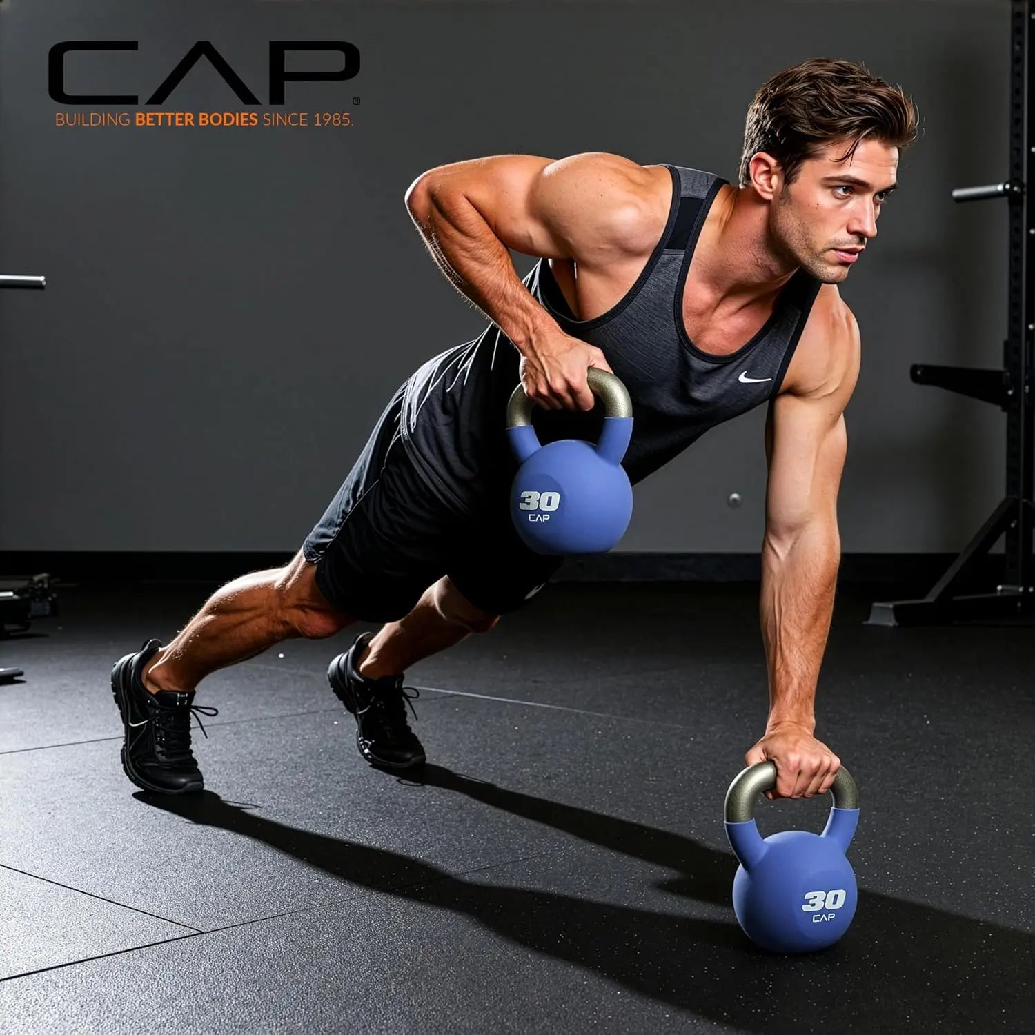 Barbell Cast Iron Kettlebell Coated Weight Training Equipment