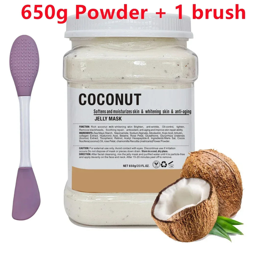 Chamomile Hyaluronic Acid Jelly Mask Powder with Silicone Brush