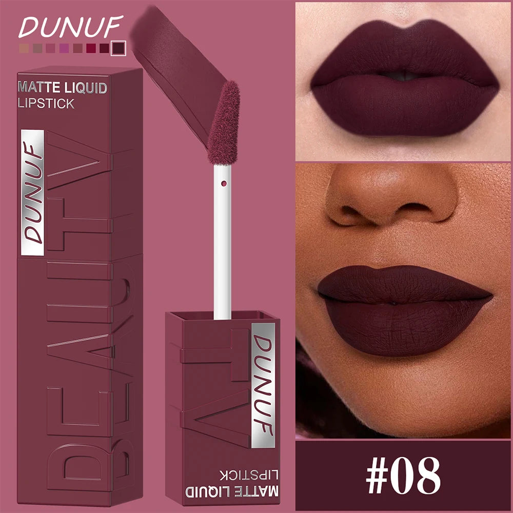 Matte Velvet Lipstick Waterproof Long-Lasting Non-Sticky Lip Gloss