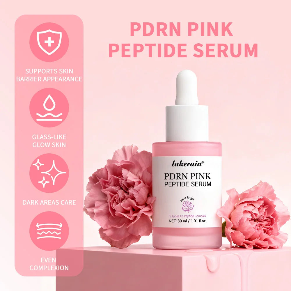 Salmon DNA PDRN Pink Peptide Serum Hydrating Firming Glow Care