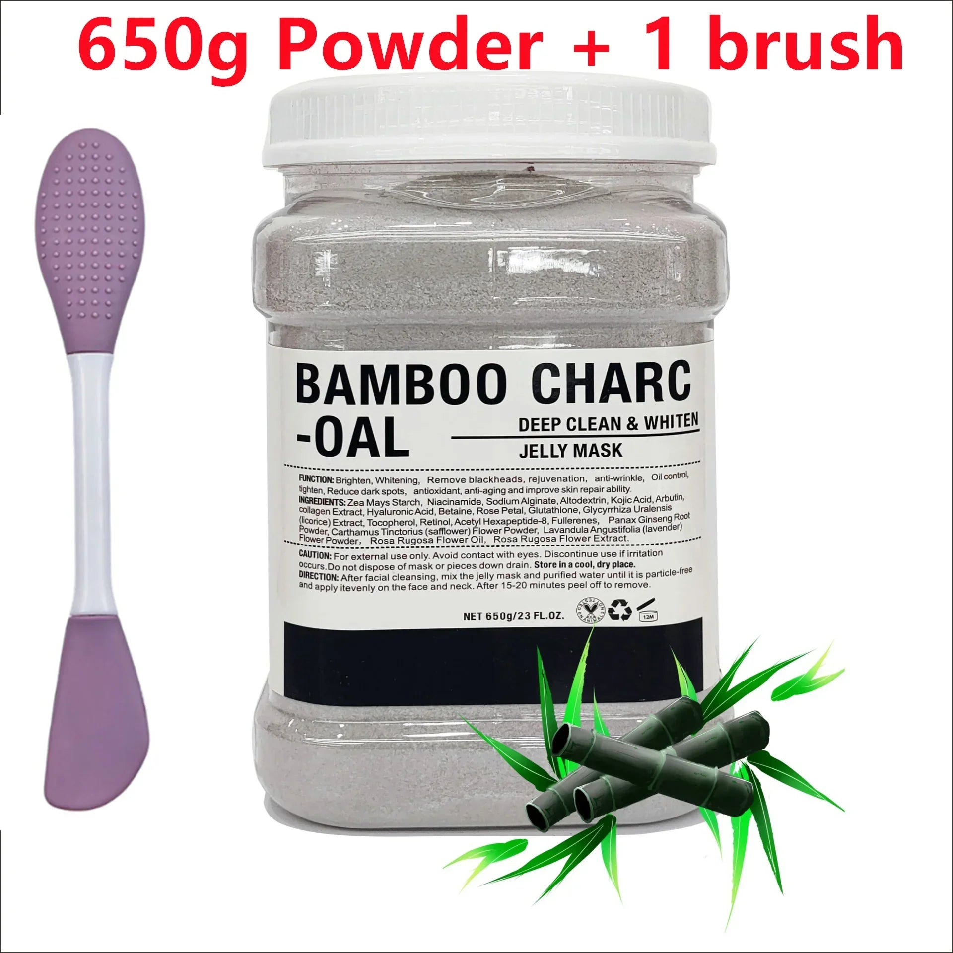 Chamomile Hyaluronic Acid Jelly Mask Powder with Silicone Brush