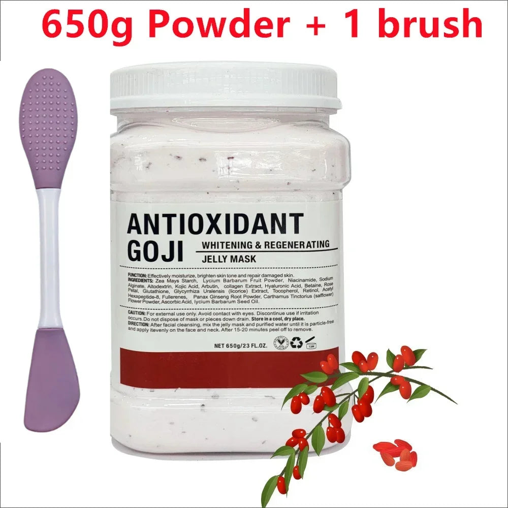 Chamomile Hyaluronic Acid Jelly Mask Powder with Silicone Brush