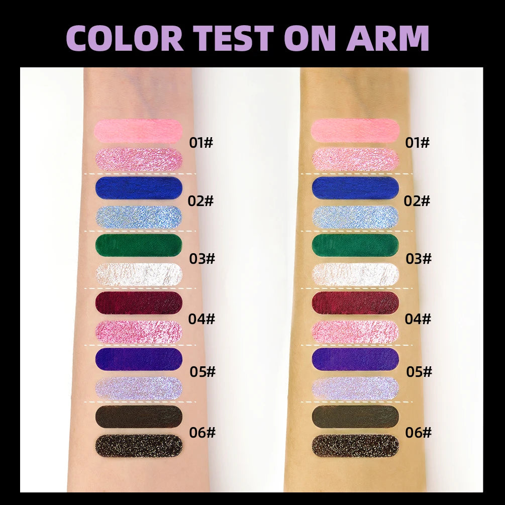 Double Head Diamond Glitter Colored Voluminous Mascara