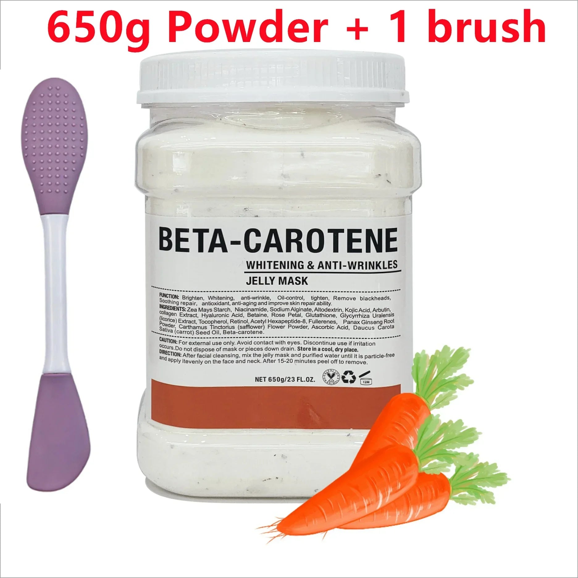 Chamomile Hyaluronic Acid Jelly Mask Powder with Silicone Brush
