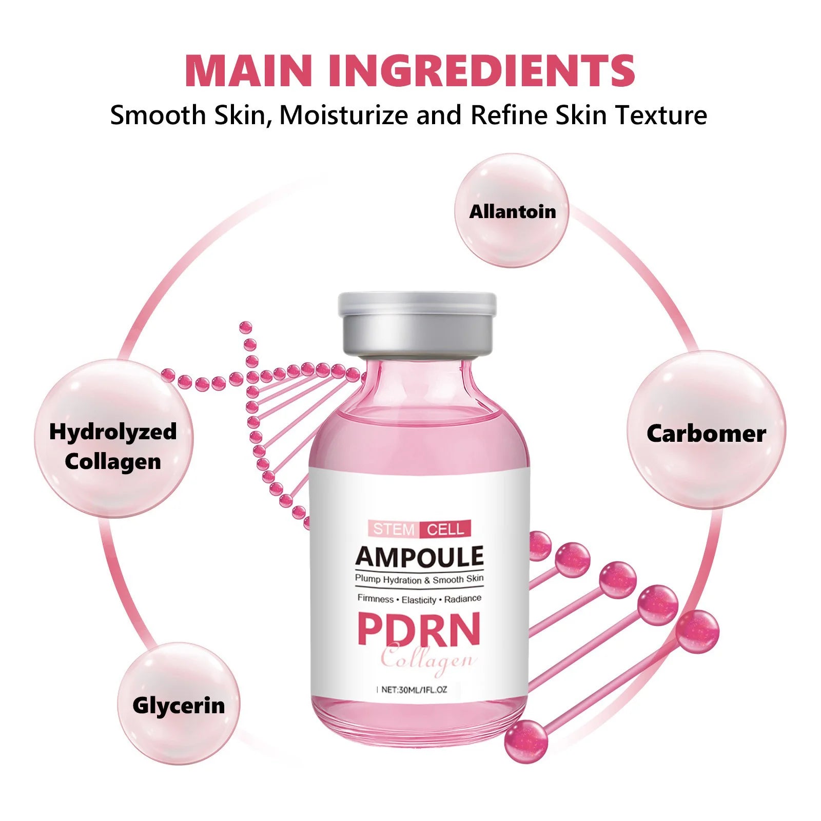 Peptide Lifting Serum Collagen Ampoule Anti-Aging Firming Skin Care