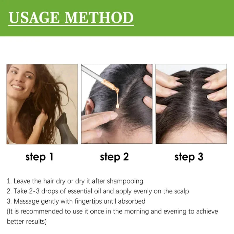 Rosemary Hair Growth Oil Anti Hair Loss Strengthening Scalp Care
