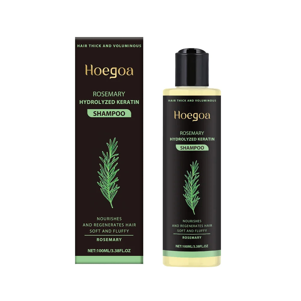 Rosemary Hair Growth Shampoo 3pcs Keratin Repair Thickening Care