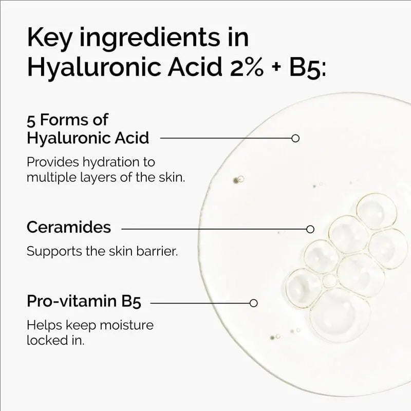 Hyaluronic Acid 2% B5 Serum Ceramides Hydrating Skin Care