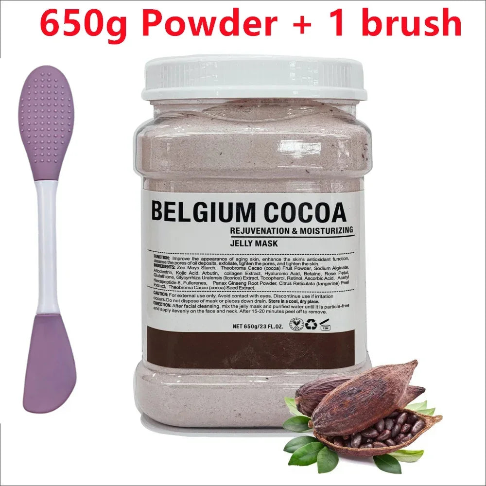 Chamomile Hyaluronic Acid Jelly Mask Powder with Silicone Brush