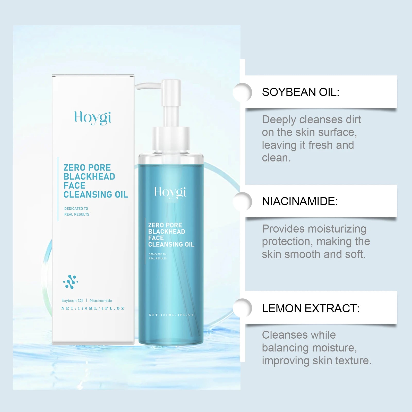 Makeup Remover Oil Gentle Moisturizing Facial Cleanser for All