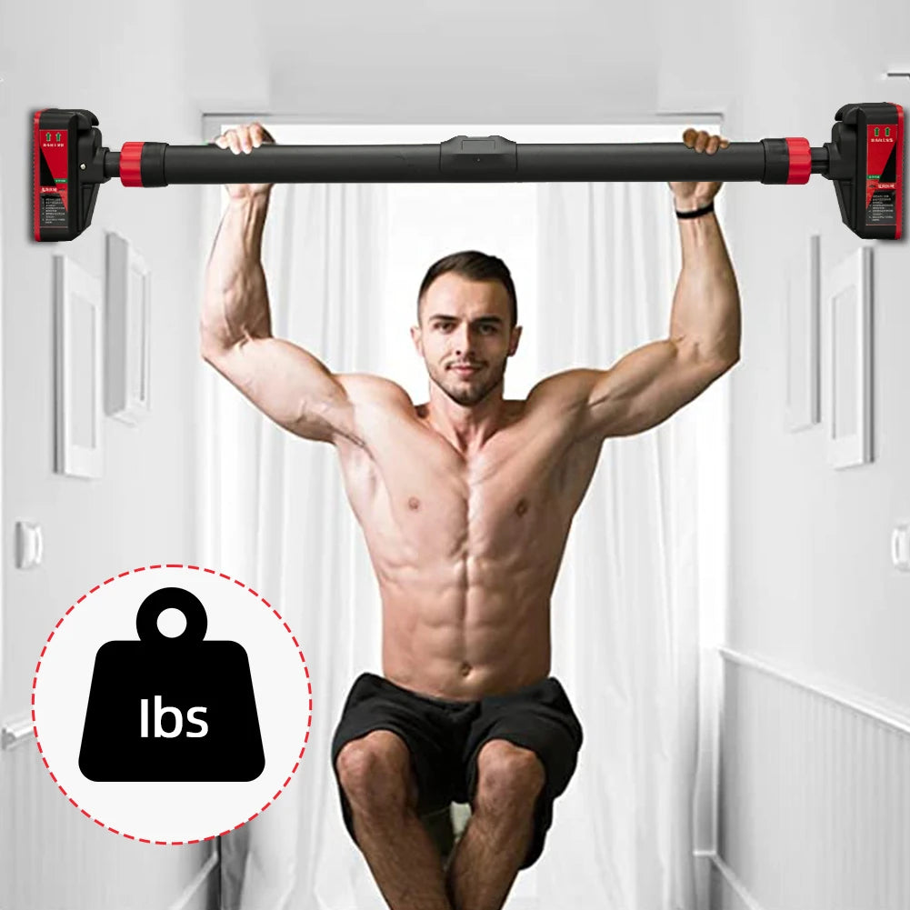 Adjustable Pull-Up Bar Doorway Chin-Up Bar 200kg Strength Training