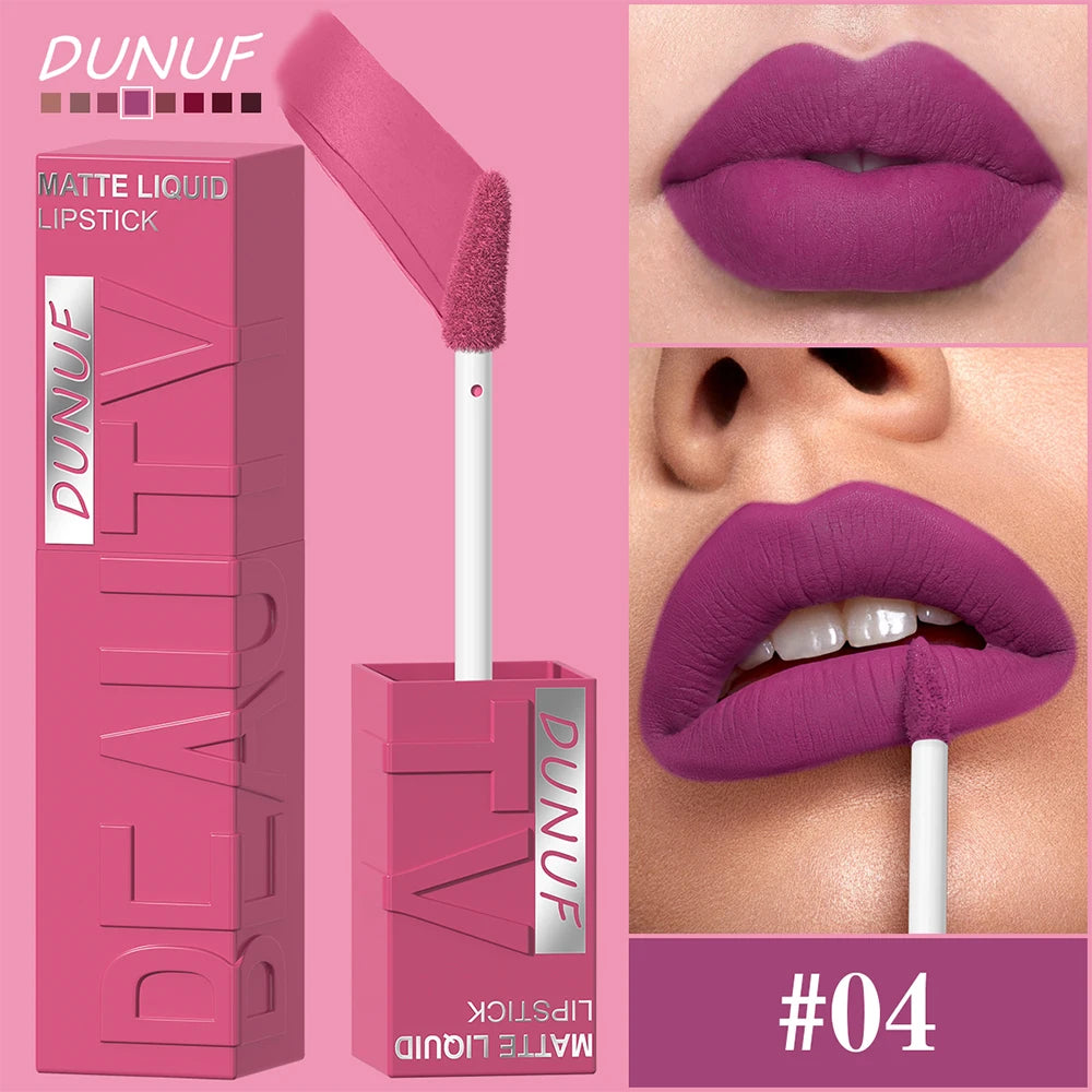 Matte Velvet Lipstick Waterproof Long-Lasting Non-Sticky Lip Gloss