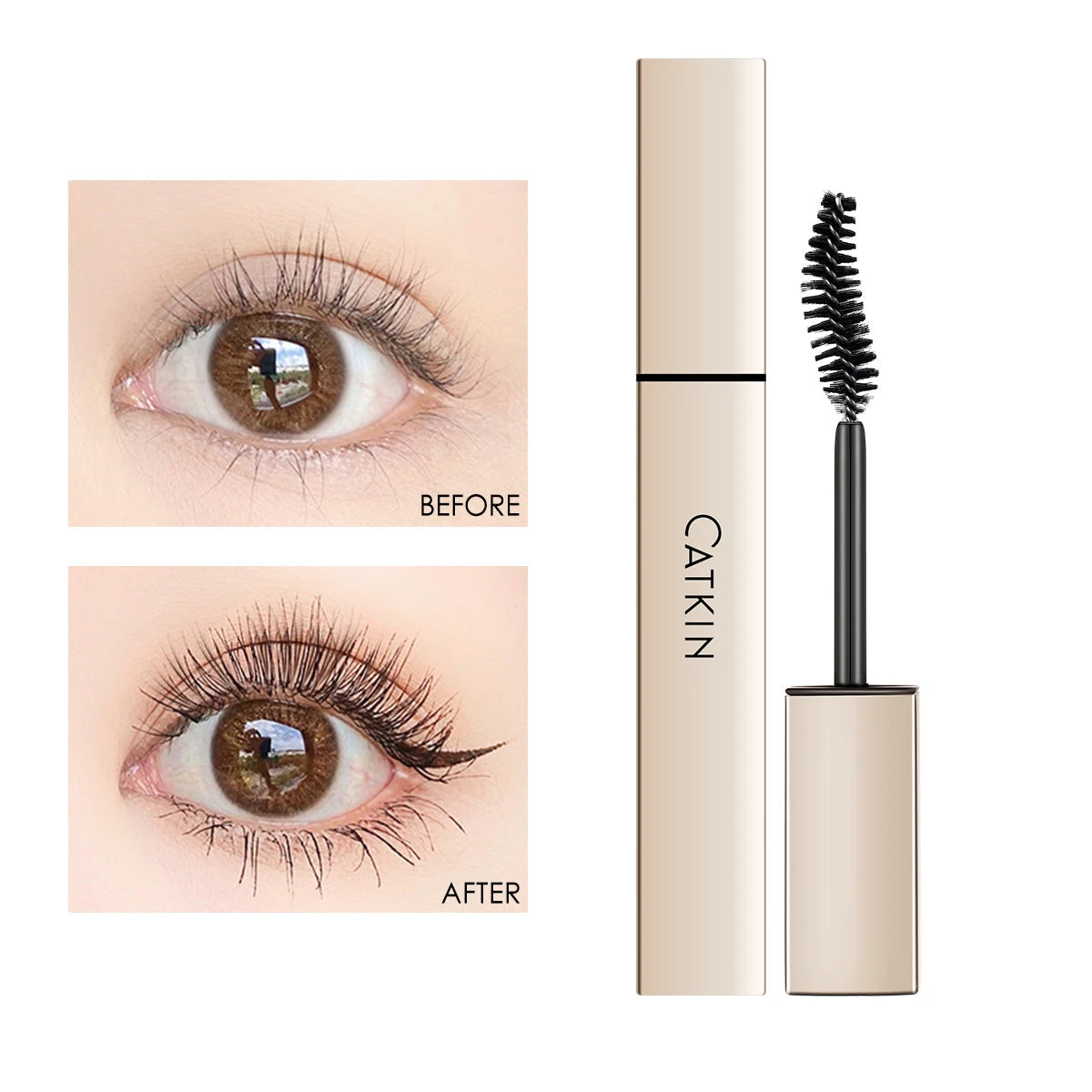 Black Waterproof Volumizing Lengthening Nourishing Mascara